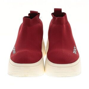 🔥 DKNY Burgundy Red Sock Sneakers – platform- Size 10 (US women)